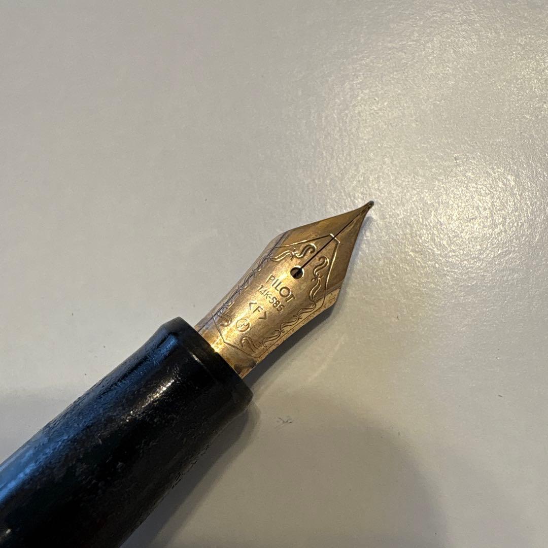 PILOT 14K-585 F 万年筆　レトロ