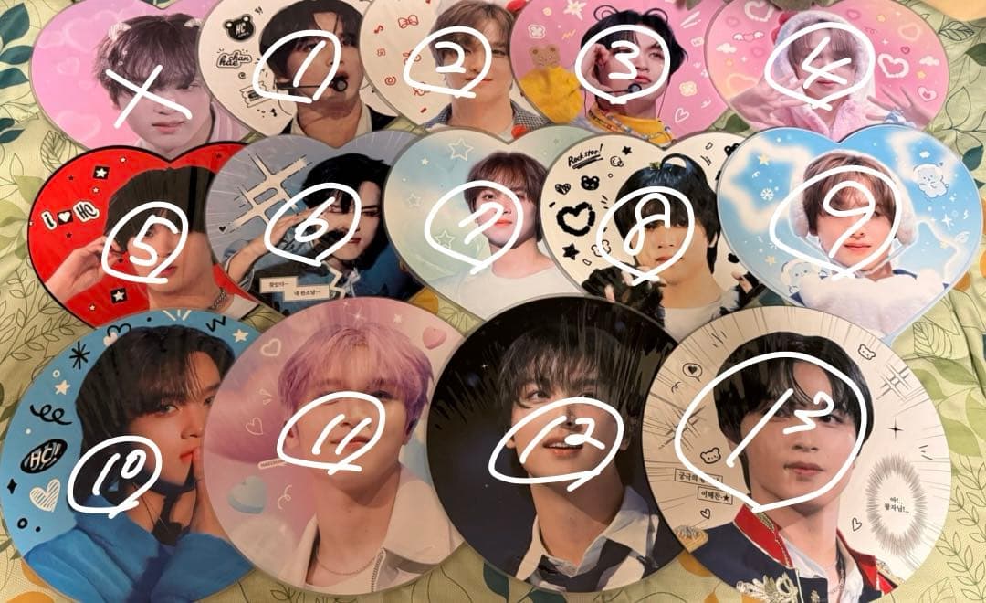 nct ヘチャン スローガン うちわ 団扇 （コメント必須）