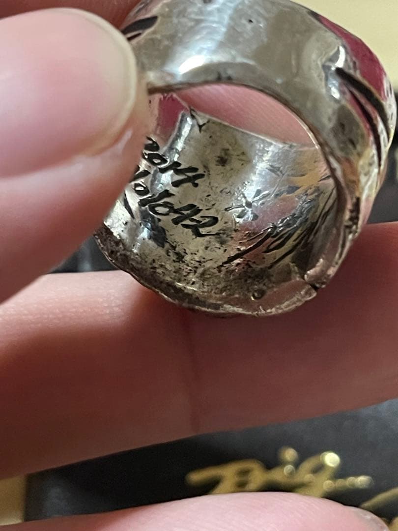 ビッグハンド　big hand ターコイズリング　シルバー925