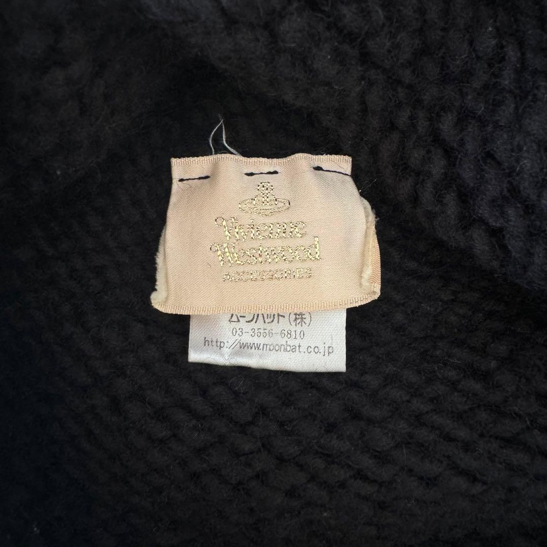 ヴィヴィアンウェストウッド　ニット帽　黒