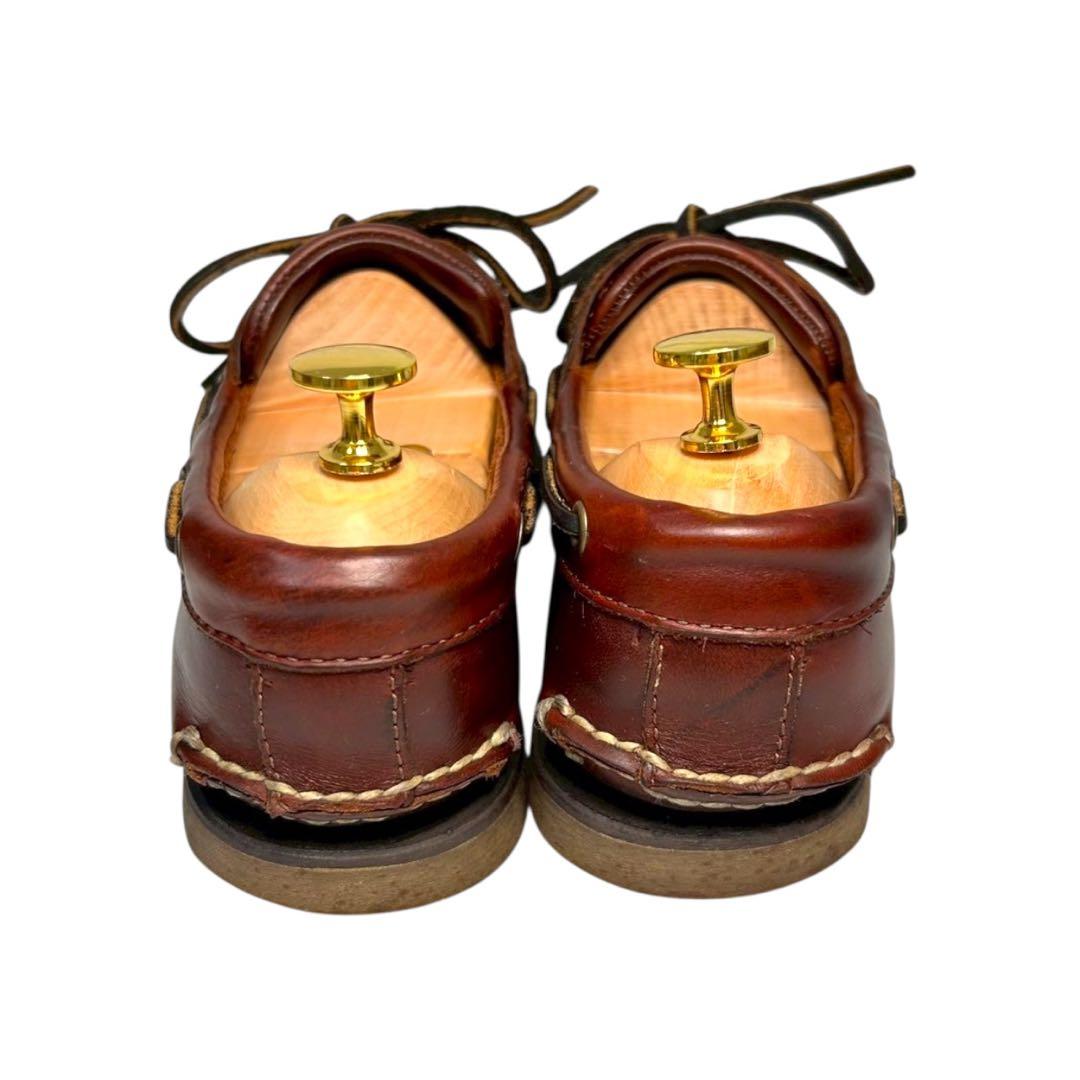 Timberlandティンバーランド2eye デッキシューズ　ブラウン赤茶