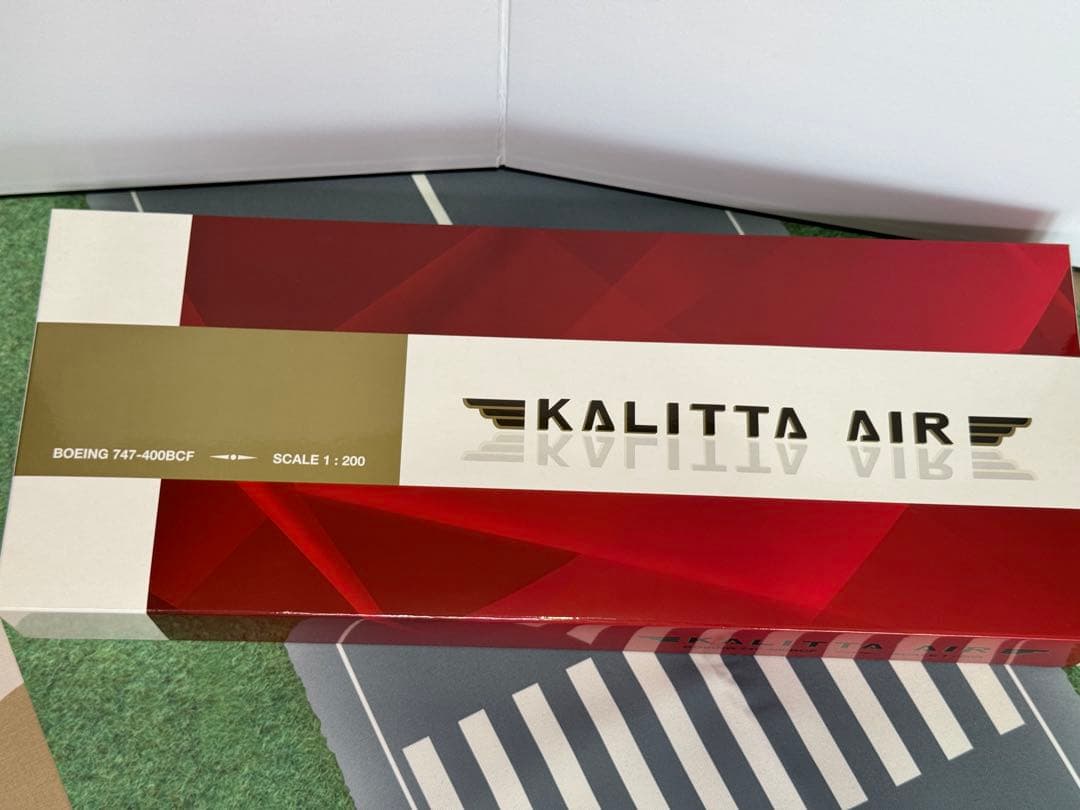 【レア物】カリッタ航空　747-400BCF 1/200