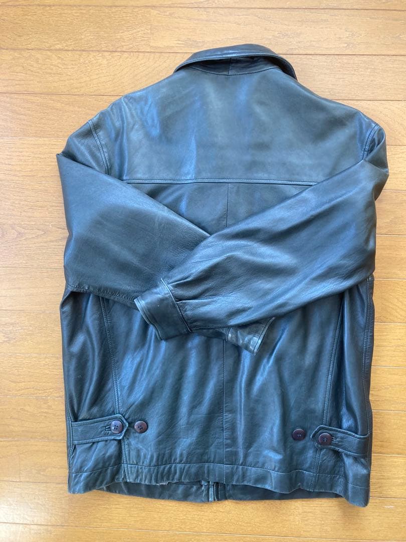 ブラックレザー ジャケット（GIORGIO ARMANI）