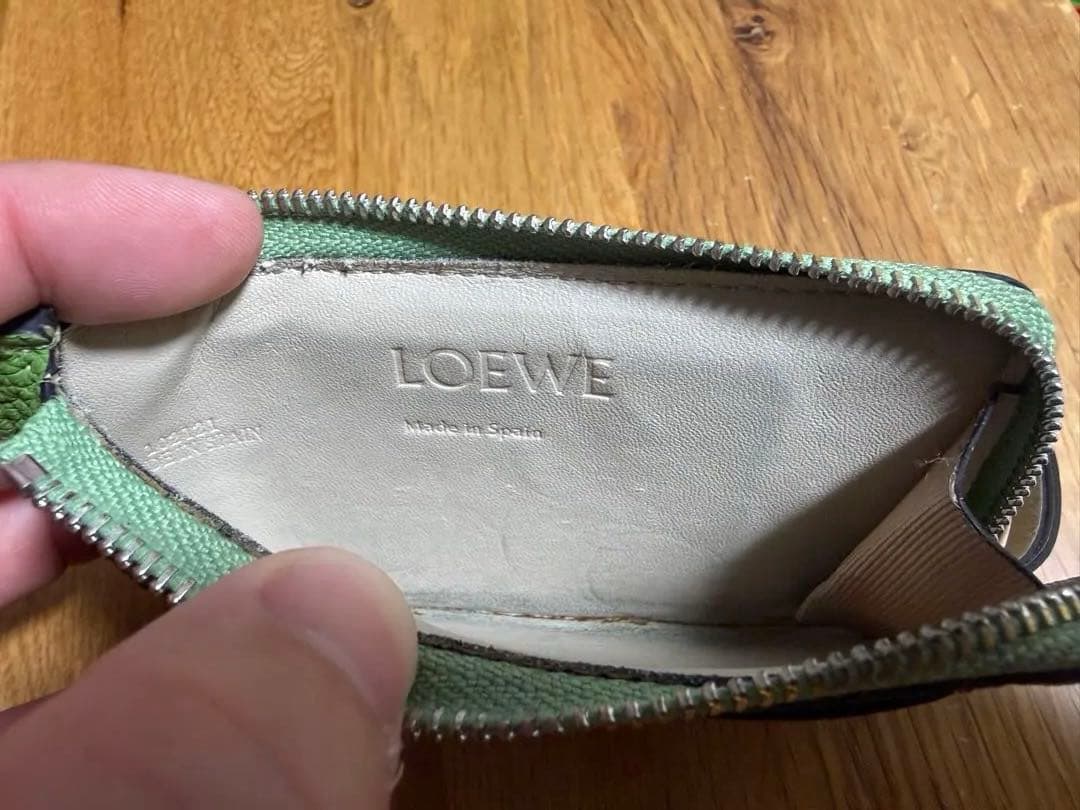 ※ゆゆゆ LOEWE ケース グリーン/ブラウン