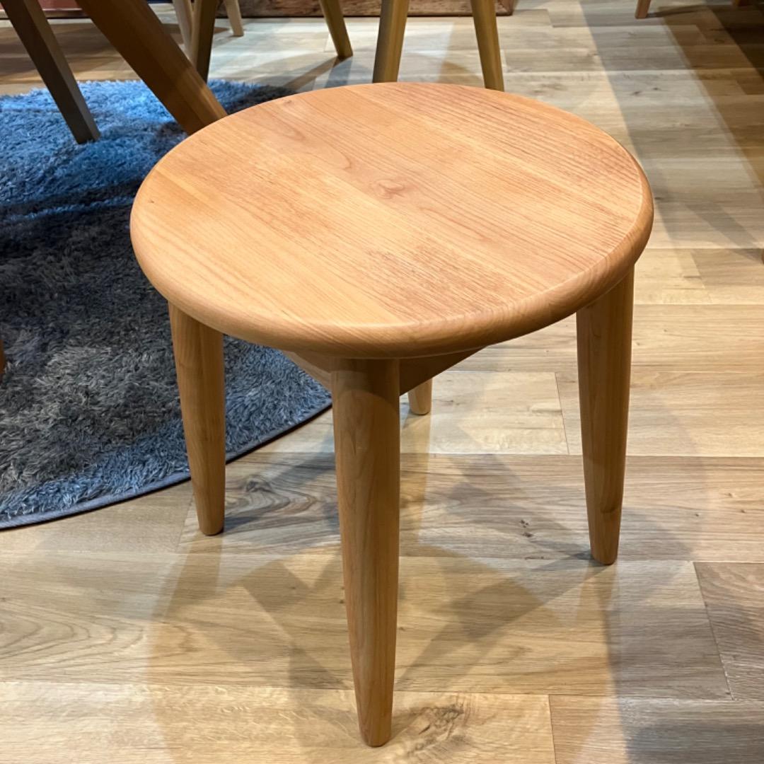スツール　木製　お洒落　ミニテーブル　北欧　ナチュラル　丸型　円形　可愛い