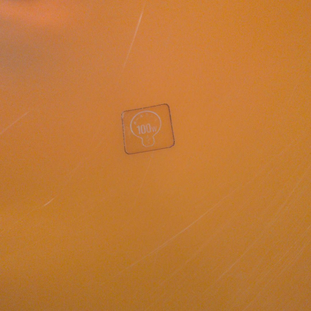 イエロー・オレンジ ドーム型ペンダントライト　2セット　レトロ