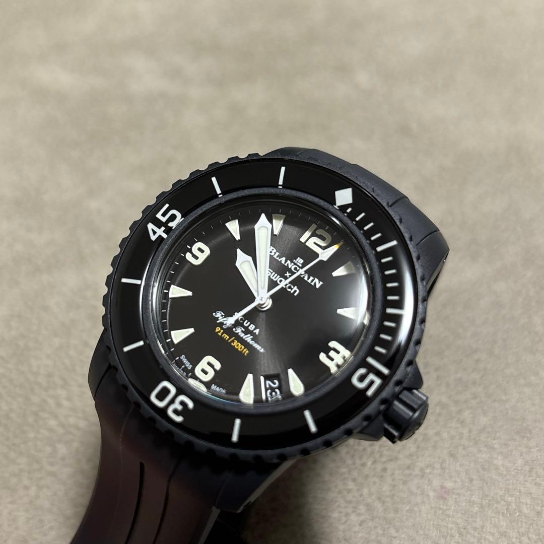 Blancpain x Swatch Scuba ブラック 黒 ブランパン
