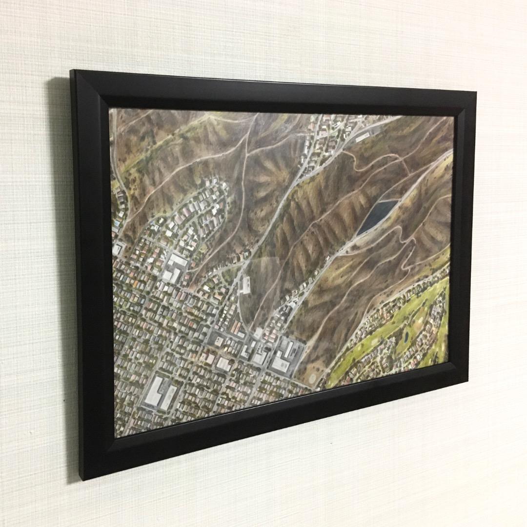 オリジナル絵画作品《Satellite Imagery No. 3》