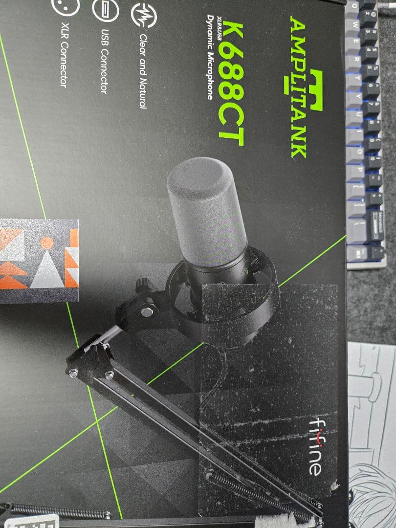 FIFINE ダイナミックマイク K688CT