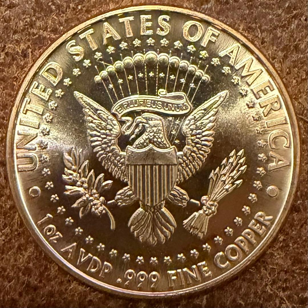 【10枚セット】純銅 銅貨 1oz アポロ/レーガン メダル ラウンド