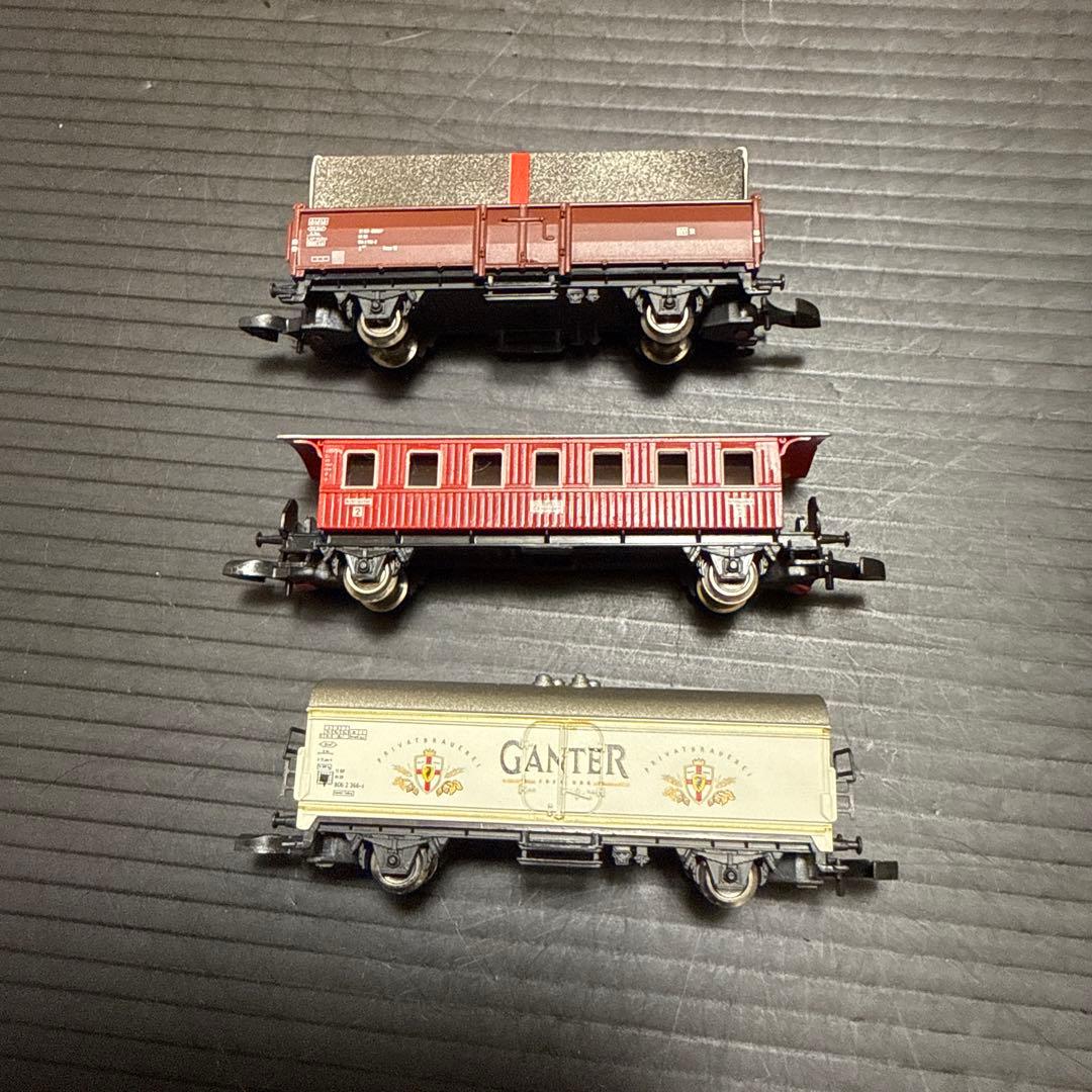 ［ジャンク］鉄道模型　Zゲージ　メルクリン　蒸気機関車/貨車　いろいろまとめ