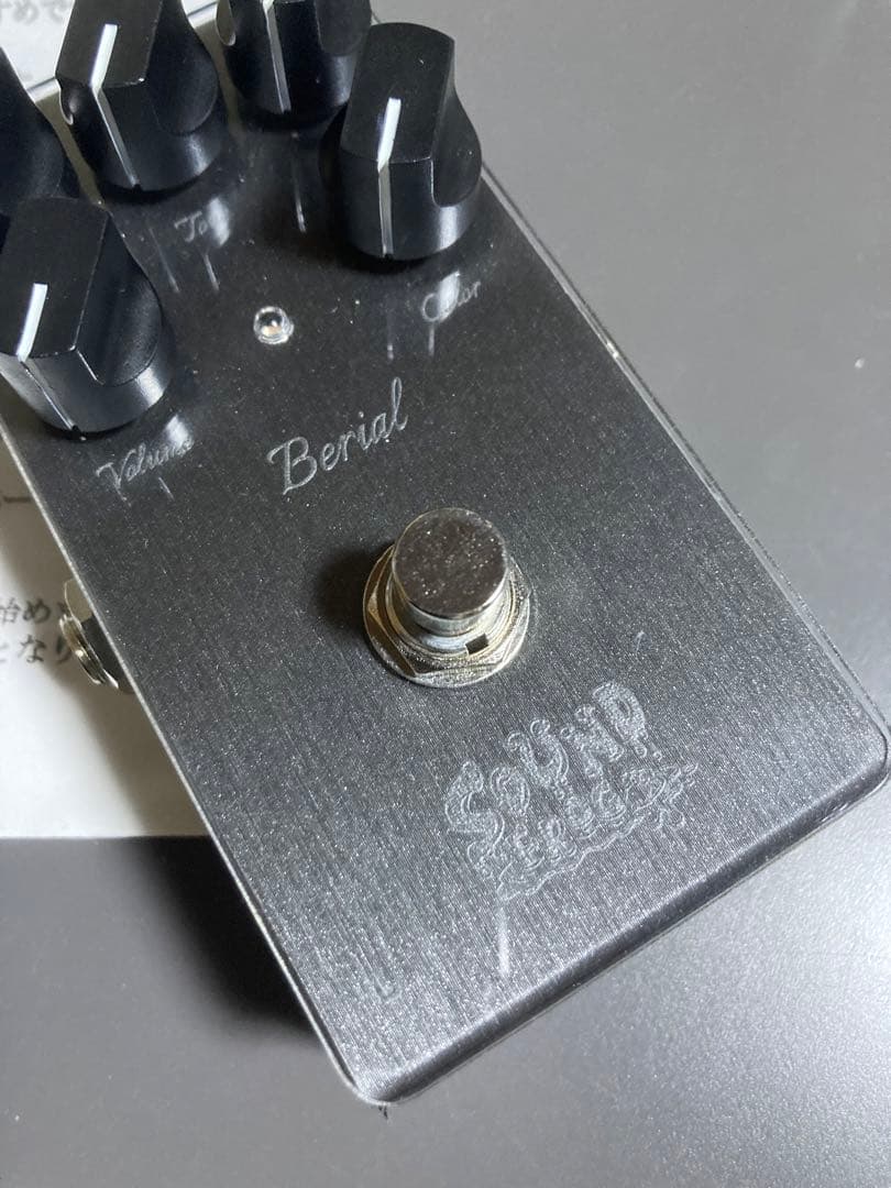 ★美品! SOUNDFROG Berial ベース オーバードライブ 紫LED