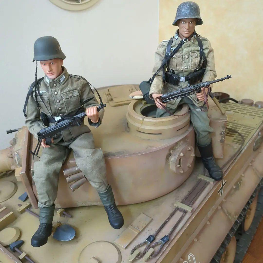 タイガー一型ドイツ戦車　金属製