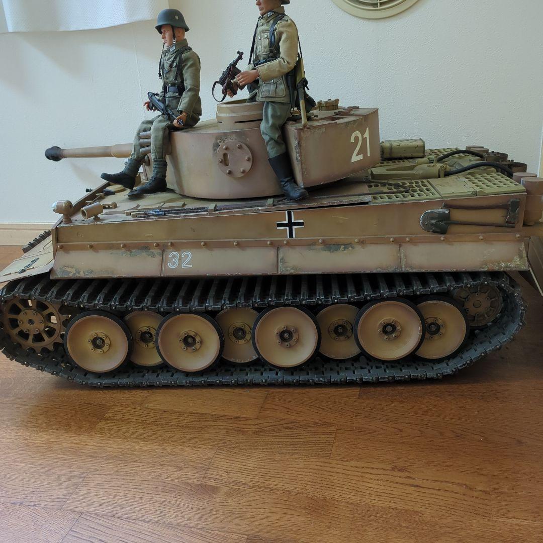 タイガー一型ドイツ戦車　金属製