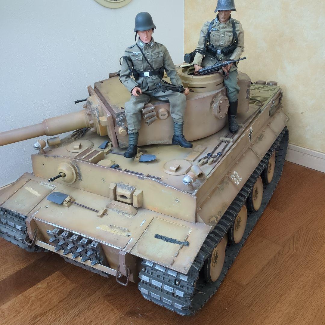 タイガー一型ドイツ戦車　金属製