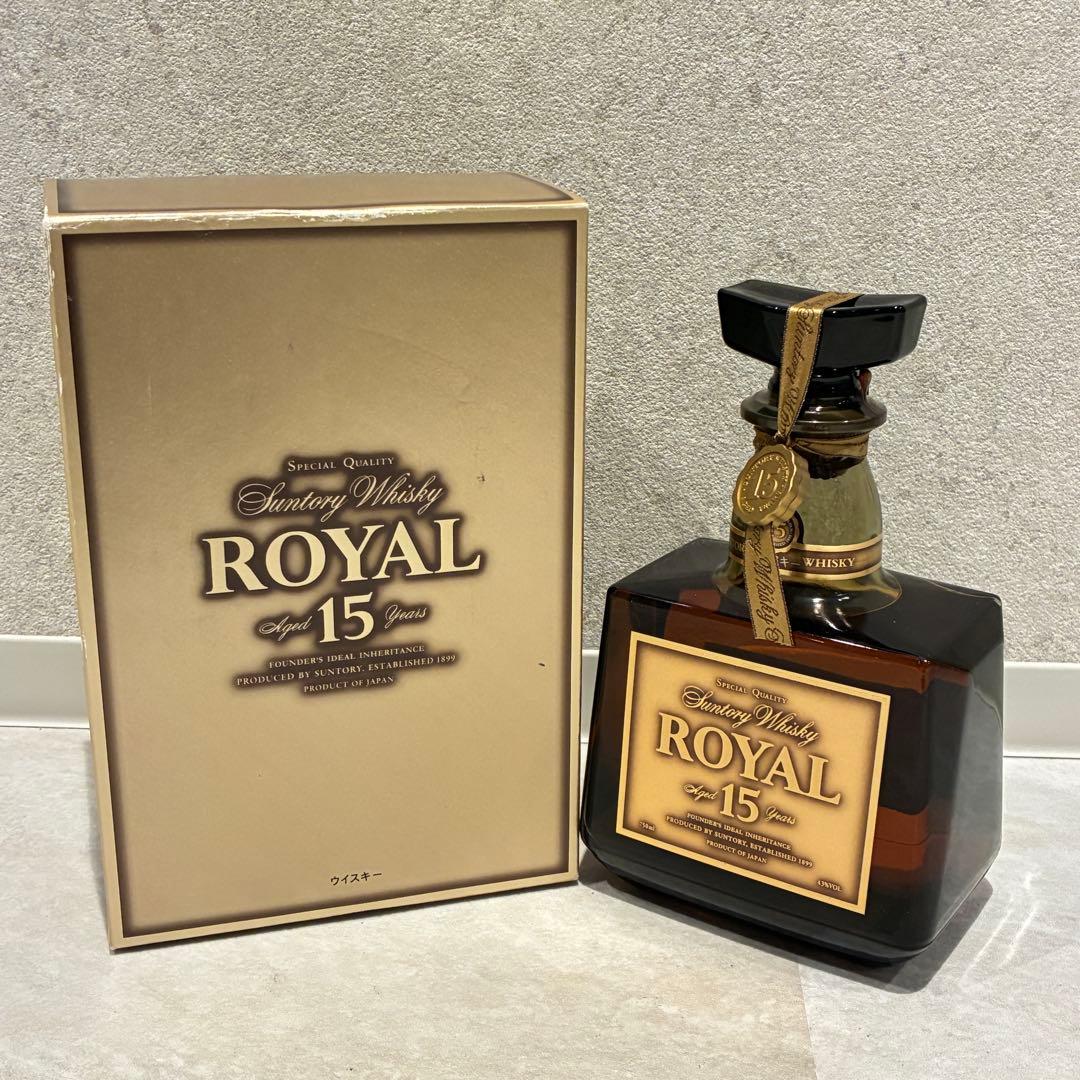 サントリー ウイスキー ローヤル15年 ゴールドラベル 750ml 箱付