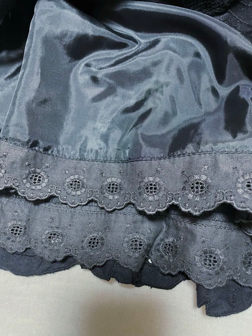 豪華⭐︎スワトウ刺繍⭐︎汕頭⭐︎花柄レースフレアスカート