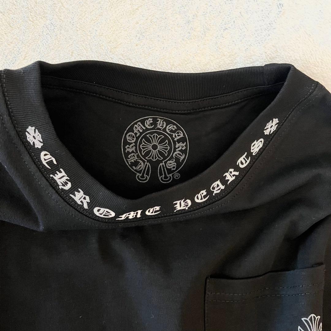 CHROME HEARTS ブラック Tシャツ　Lサイズ