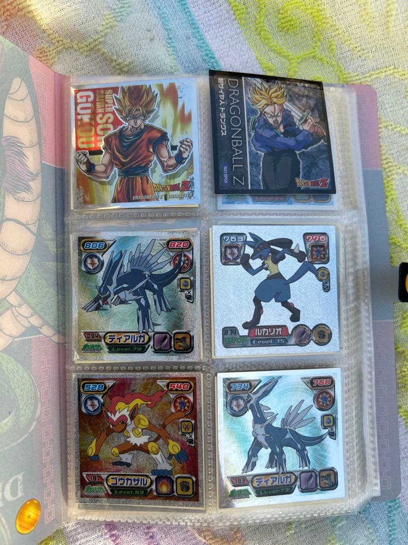 【匿名配送】ドラゴンボール シール列伝　ファイル　シール　ポケモン　シール