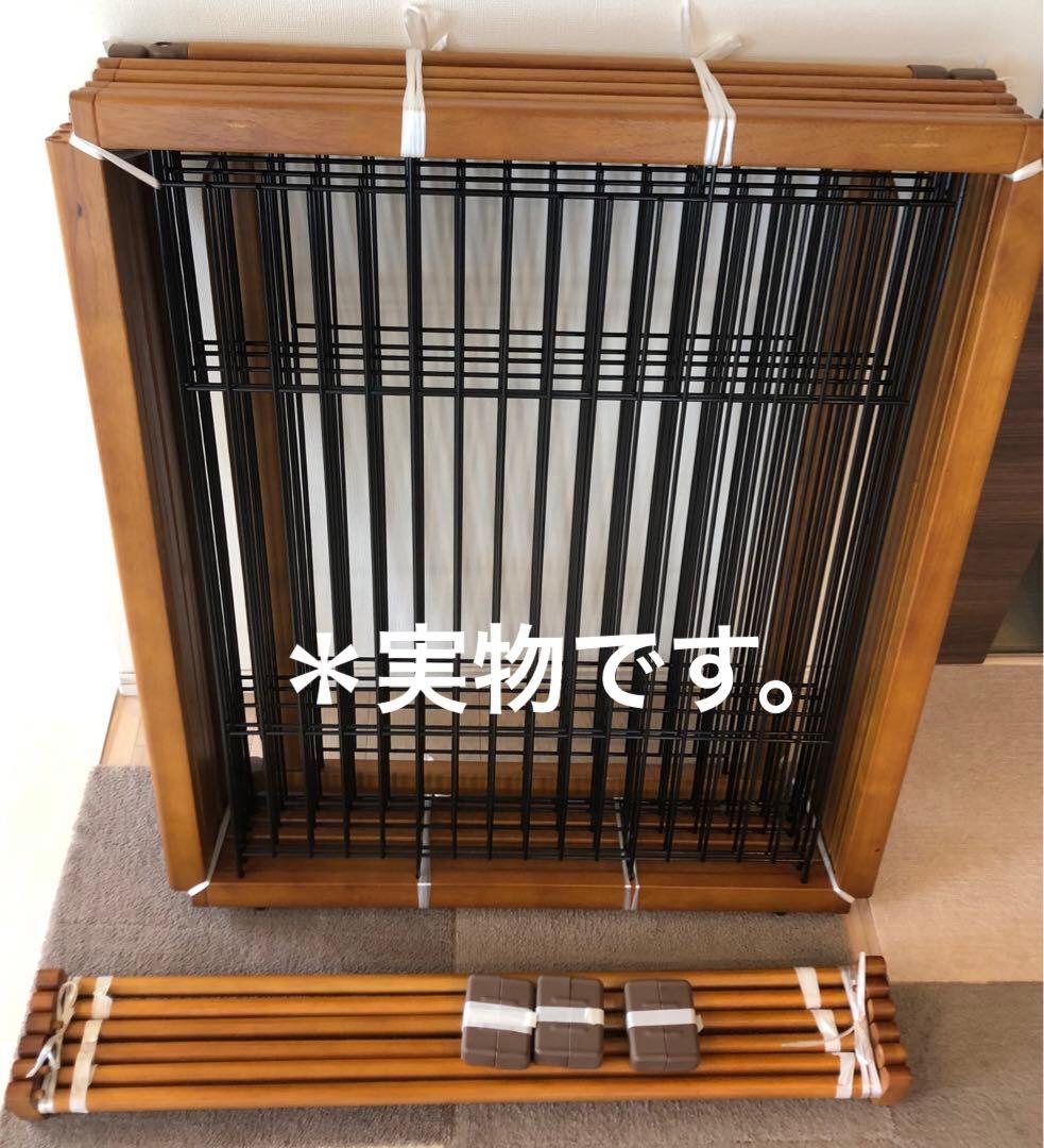 リッチェル3WAYサークル90cm木製ゲート（床2枚・屋根2枚込）＊専用カバー有