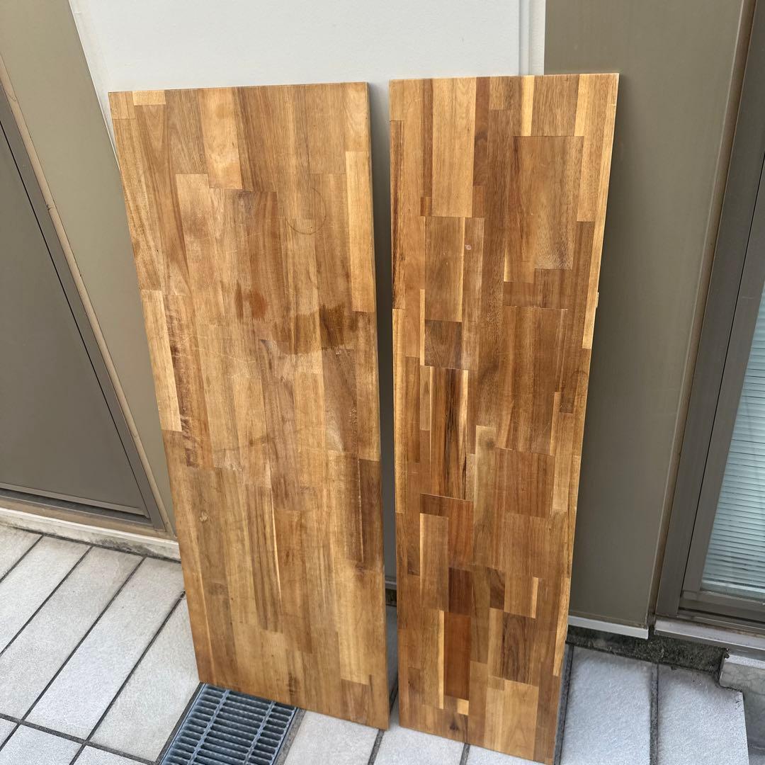 【美品】キッチンテーブル アカシア キッチンラック 木製