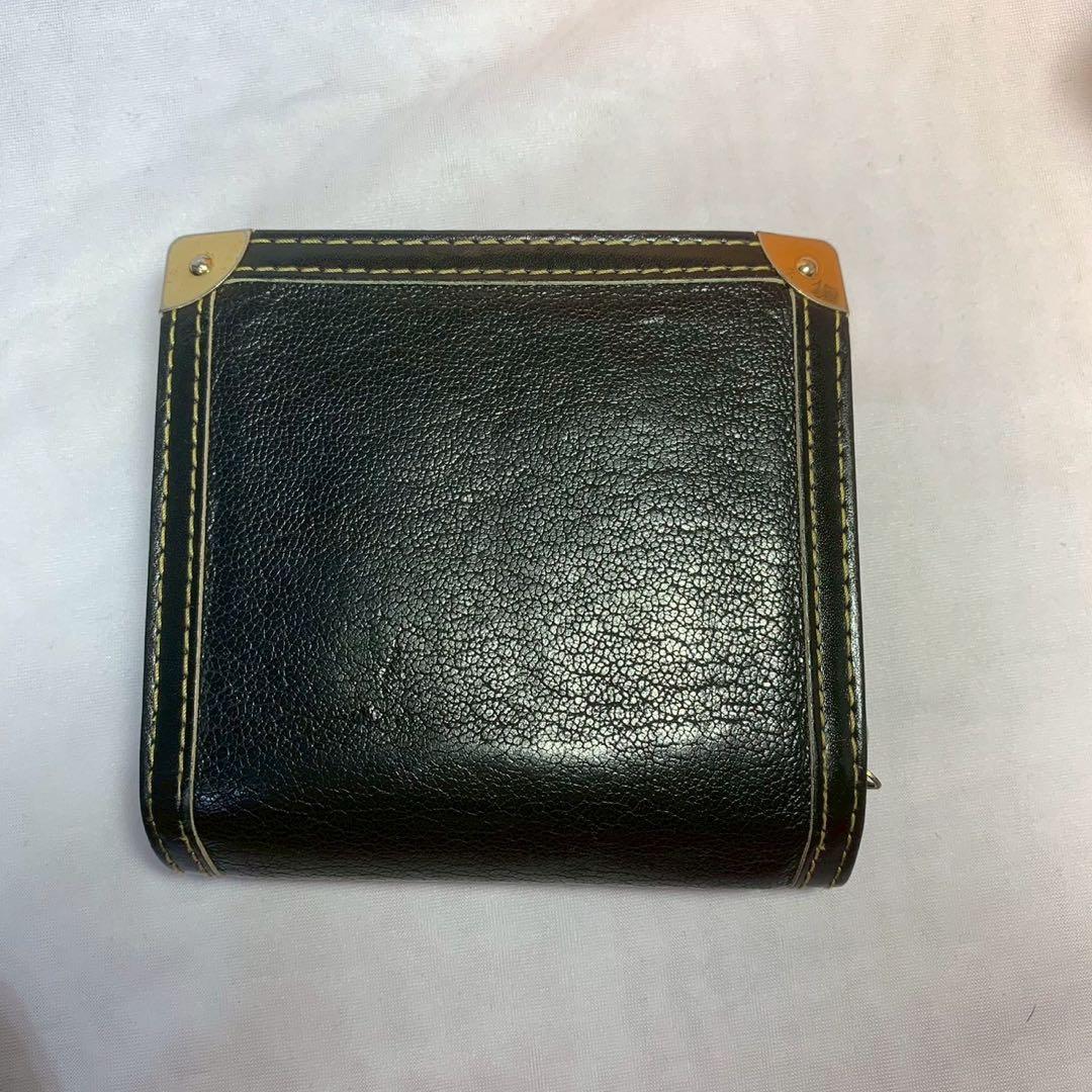 c*a様 ルイヴィトン スハリ コンパクトジップ M91828 ノワール 二つ折