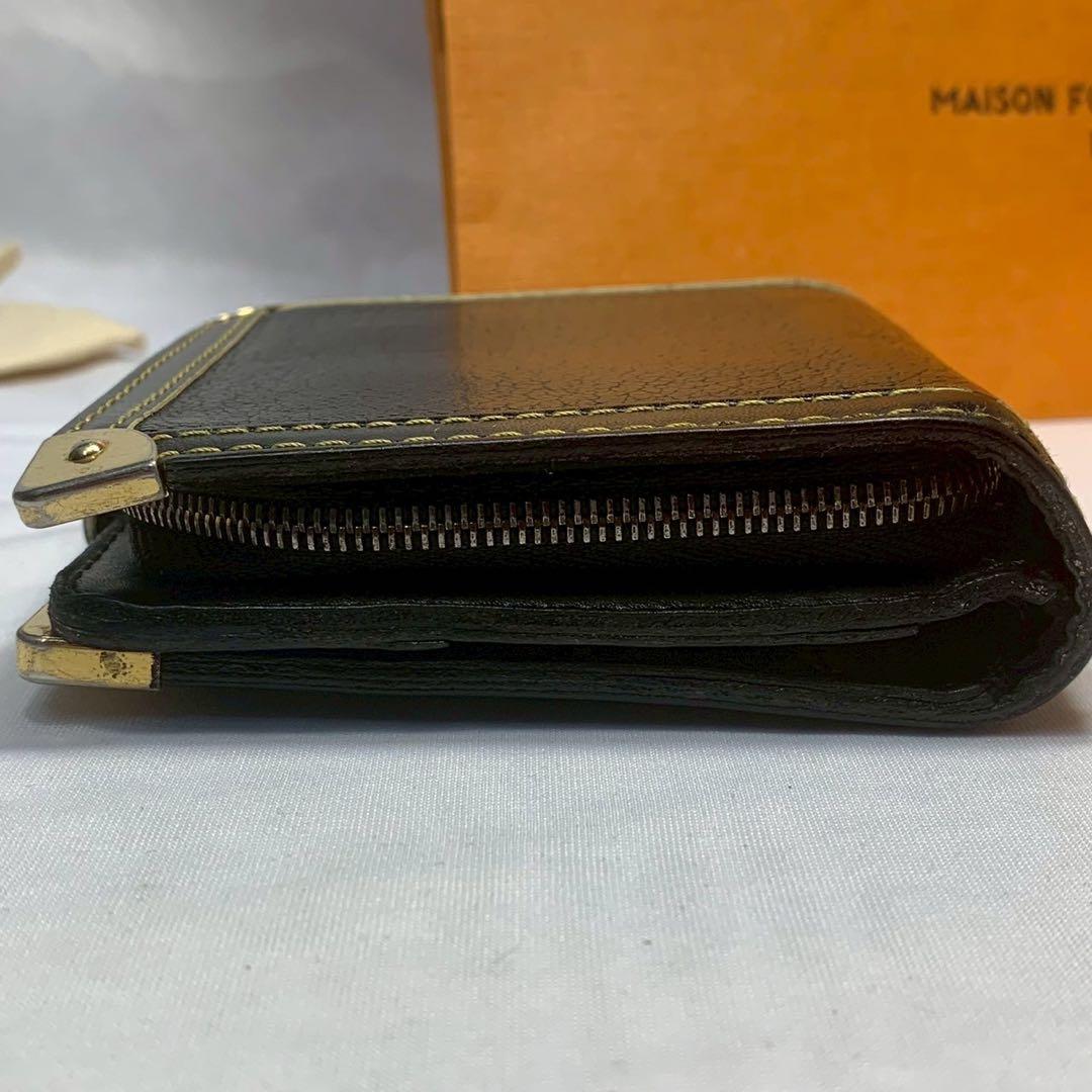 c*a様 ルイヴィトン スハリ コンパクトジップ M91828 ノワール 二つ折