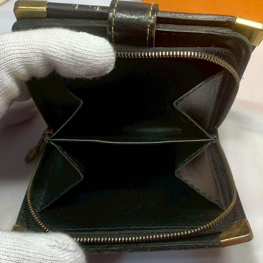 c*a様 ルイヴィトン スハリ コンパクトジップ M91828 ノワール 二つ折