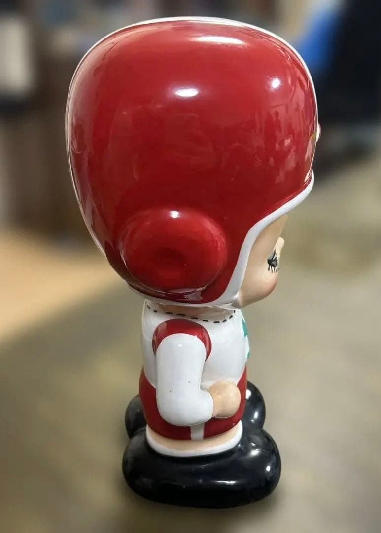 【激レア‼️】内藤ルネ アメフト アメリカン・フットボール 陶器 貯金箱