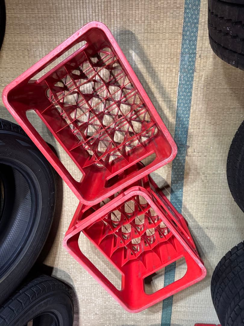 サッポロ大瓶ビール20本 ケースコンテナ used 非売品 昭和レトロ4個セット