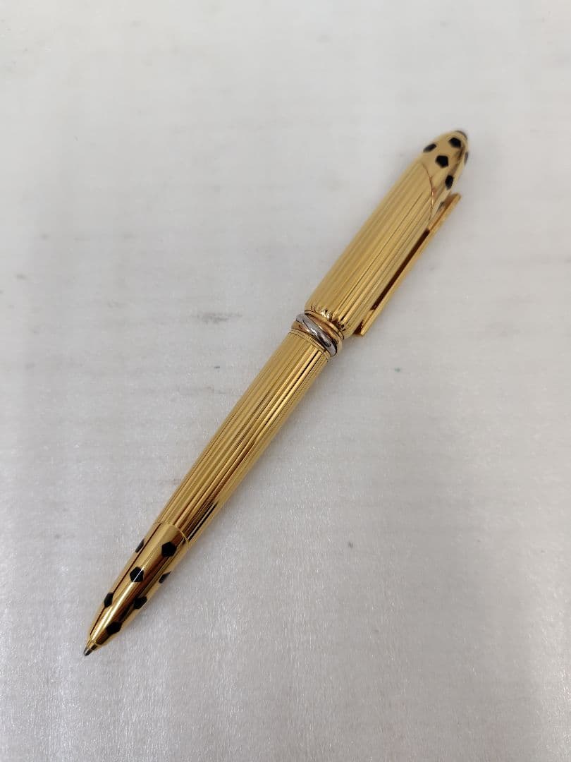 カルティエ パンテール トリニティ ゴールド ボールペン ヴィンテージ