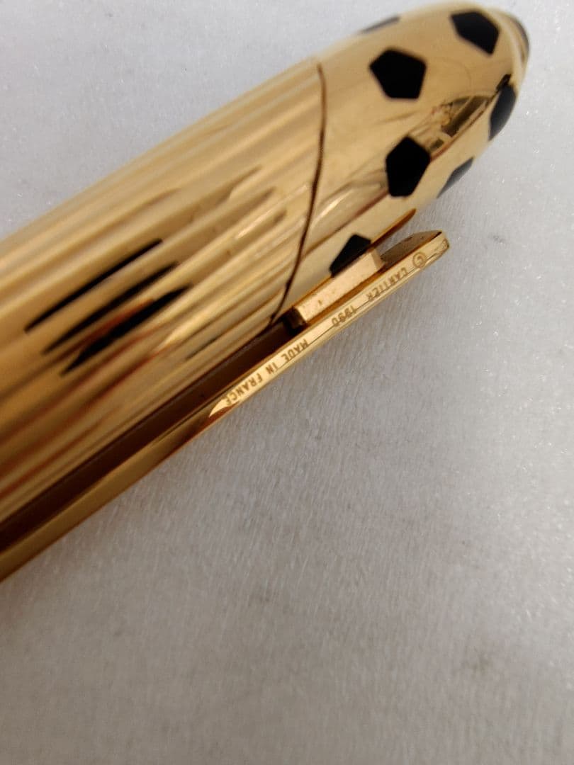 カルティエ パンテール トリニティ ゴールド ボールペン ヴィンテージ