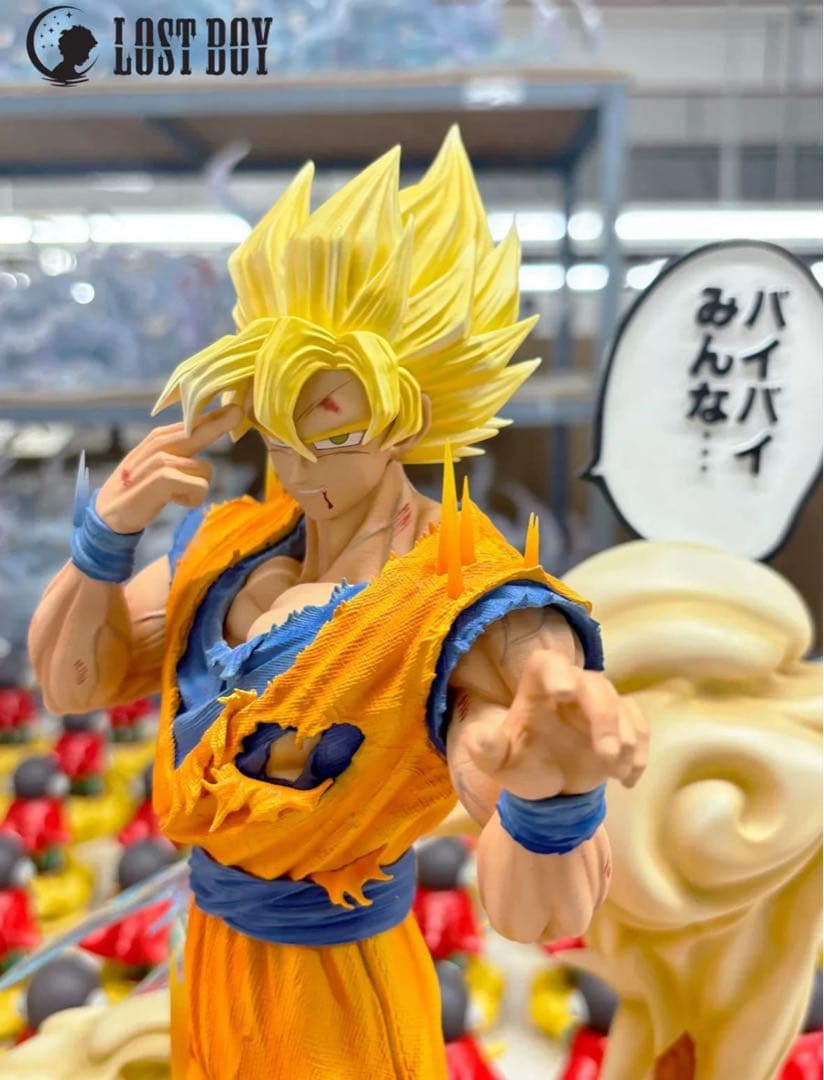 ドラゴンボール 孫悟空 ガレキ ガレージキット スタチューX①④⑨