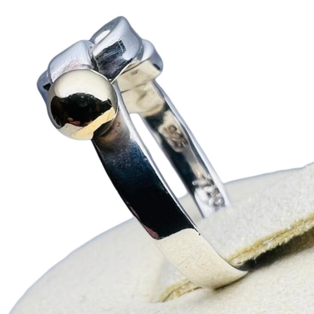 【極美品】TIFFANY リング 指輪 フック＆アイ ラブノット 925 K18