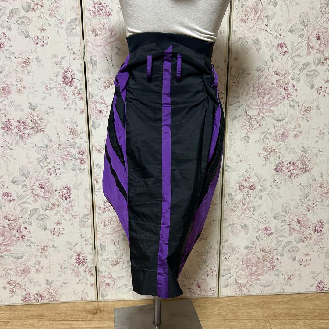 【Vivienne Westwood】 スカート　パープル　ブラック　38