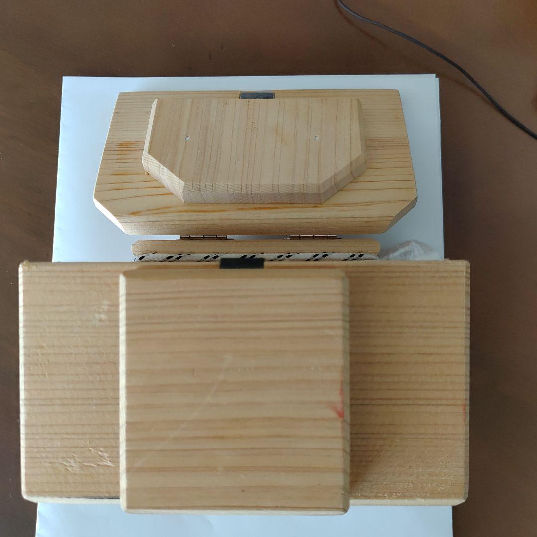 木製 餌箱釣り餌用入れ物 黒鯛工房 88 W のおまけです