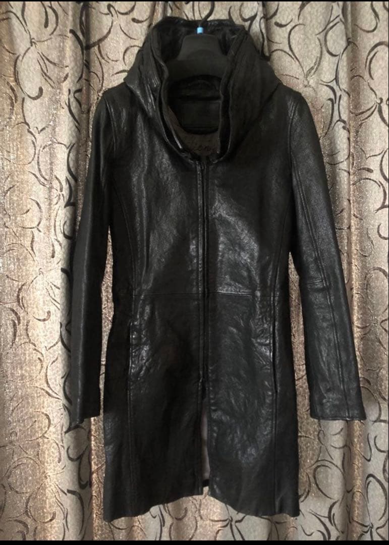 MIDAS レザー　ライダース　ロングジャケット　コート