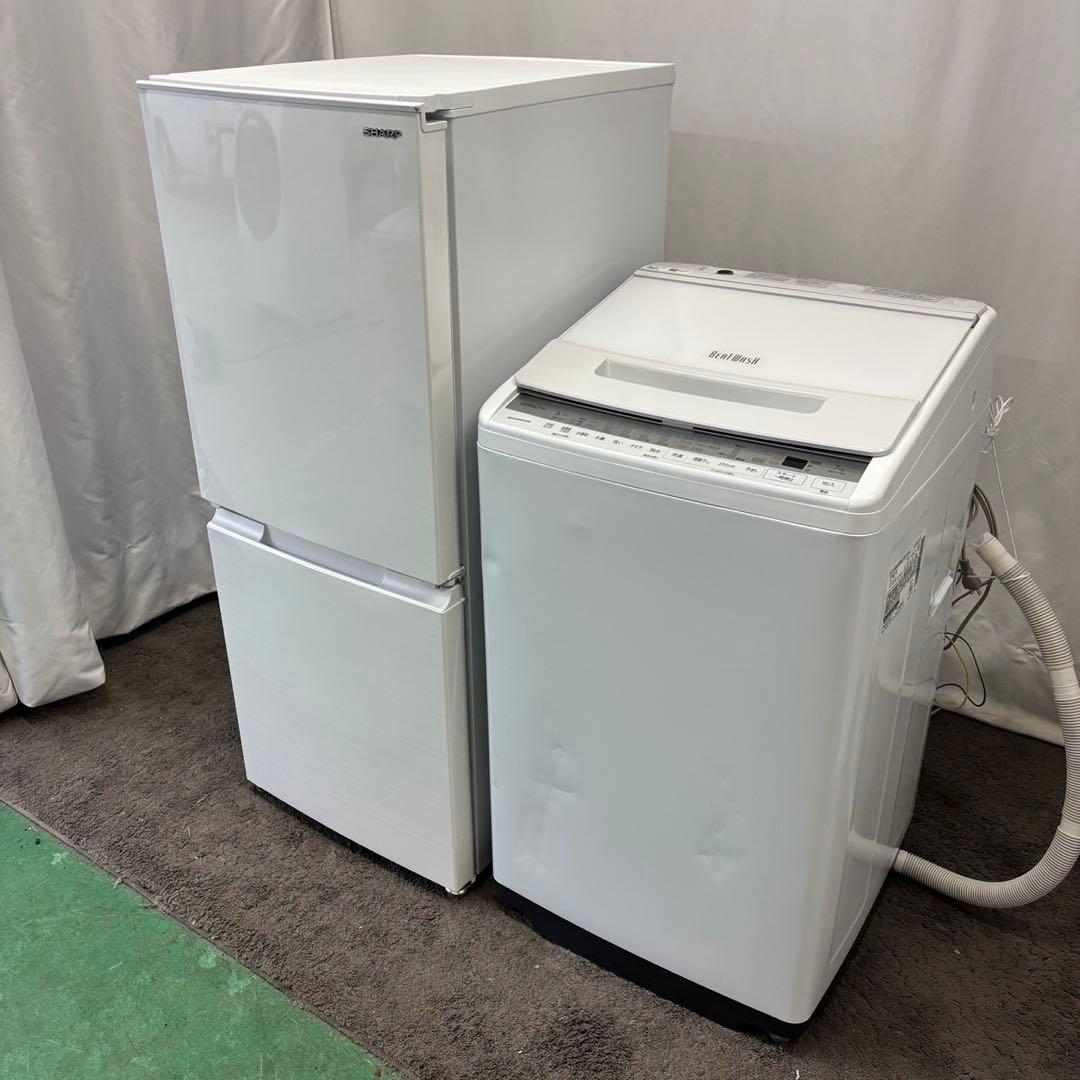 591⭕️冷蔵庫　洗濯機　ビートウォッシュ　一人暮らし　中古　安い　設置無料