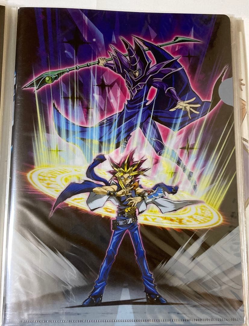 遊戯王 20th クリアファイル ホルダー 切り抜き ノート 号外新聞 セット