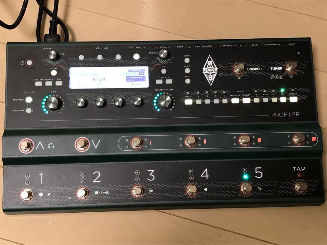 KEMPER STAGE＋専用バック+エクスプレッションぺダル+オマケ
