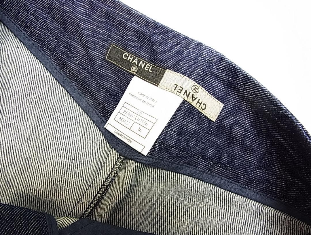★正規品極美品シャネル　CHANEL　デニムスカート　36サイズ　99P