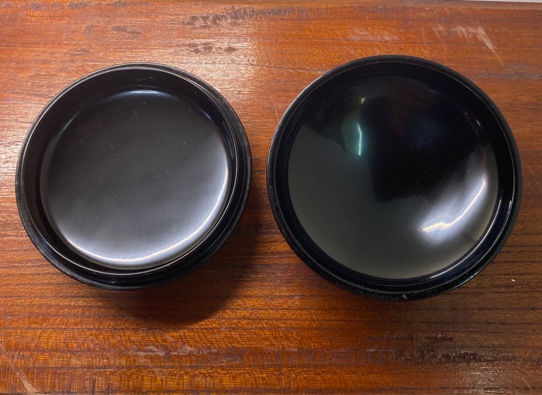 【茶道具】忠雲造　溜塗武蔵野蒔絵　宝珠香合（共箱）