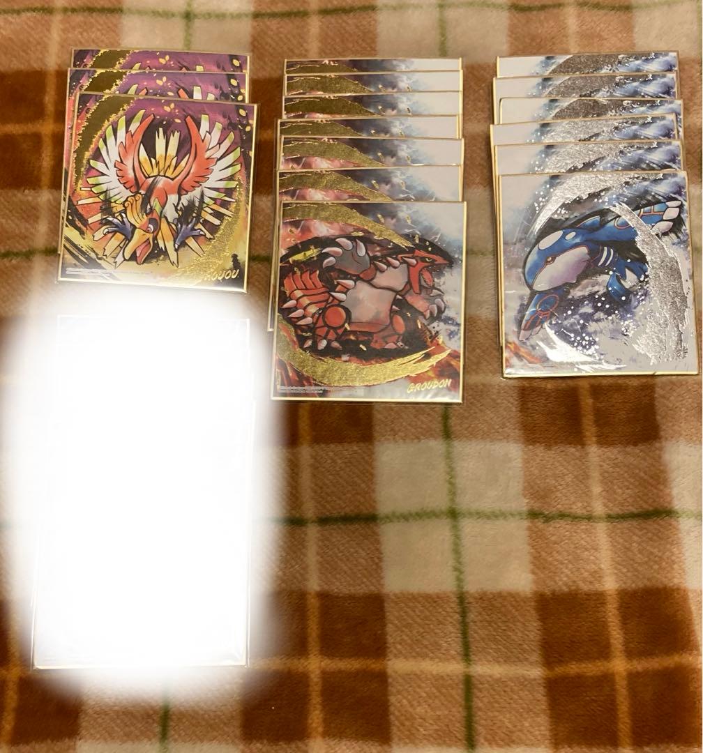 ポケモン　色紙art まとめ売り　185枚　おまけ　屏風 2枚　空袋