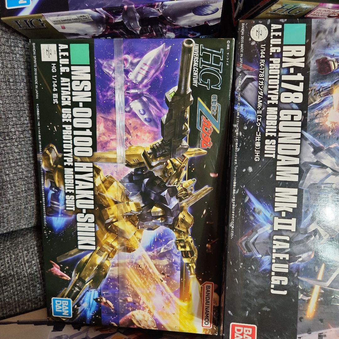 HG ガンダムプラモデル 4点セット RX-178 GUNDAM Mk-II 他