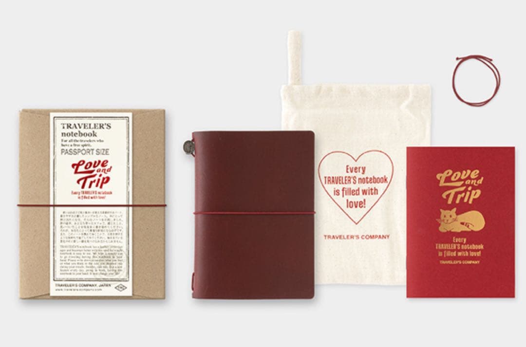 パスポートサイズトラベラーズノート LOVE AND TRIP