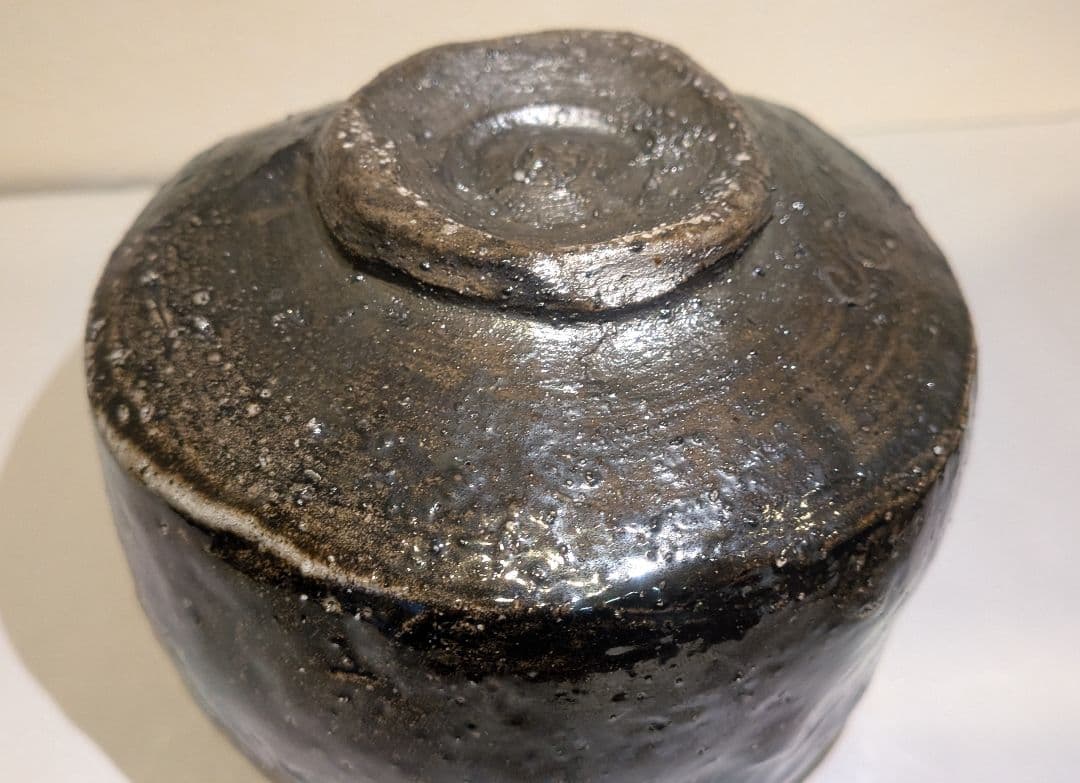 『クリストファー　レイヴェンホール』備前焼茶碗茶道具　共箱　英国イギリス人陶芸家