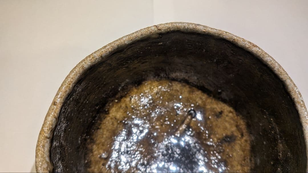 『クリストファー　レイヴェンホール』備前焼茶碗茶道具　共箱　英国イギリス人陶芸家