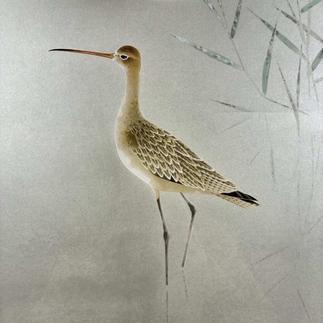 美品 上村淳之「汀」シルクスクリーン 直筆サイン・印章・証明シール有 上村松園