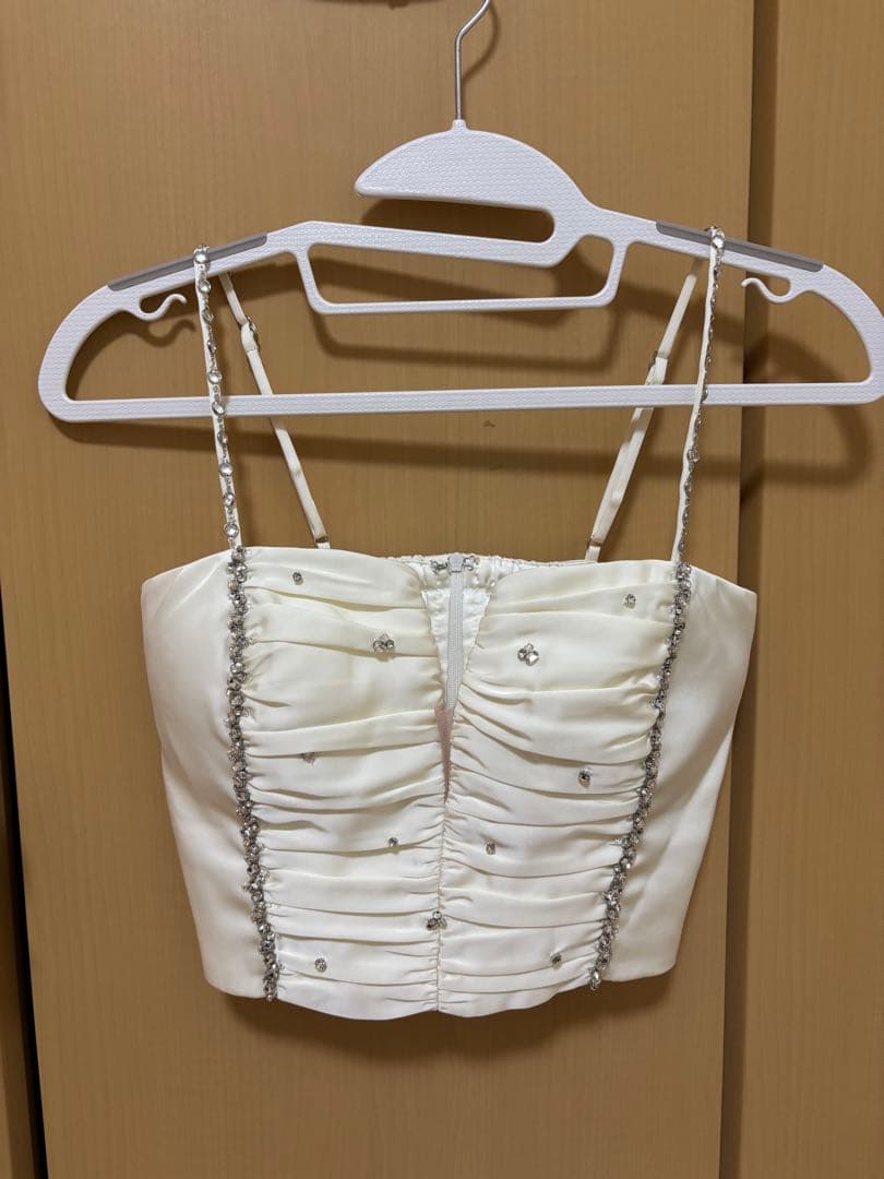 ROBE de FLEURS ドレス　アイボリー　Sサイズ