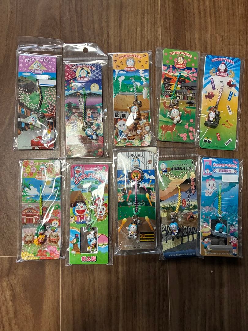 どこでもドラえもん 根付けストラップ 40点セット